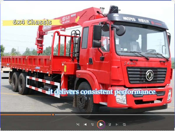 Dongfeng 6*4 12-ton truck-mounted crane
