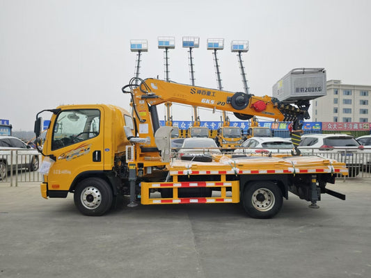 FAW GKS20 3-in-1 Aerial Work Platform With Crane