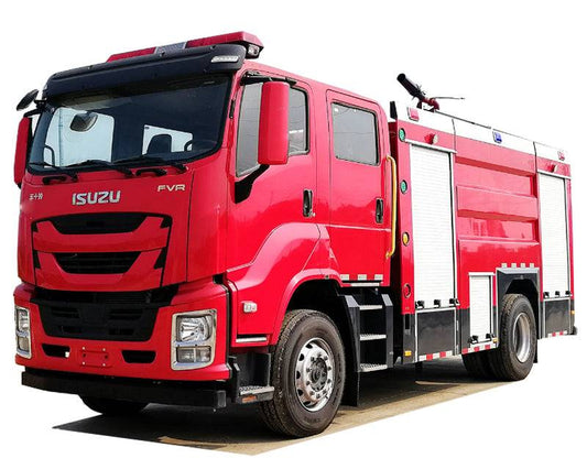 ISUZU 4X2  6500L foam fire truck