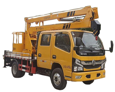 13-18 meters Dongfeng 4x2  folding arm high altitude working platform truck