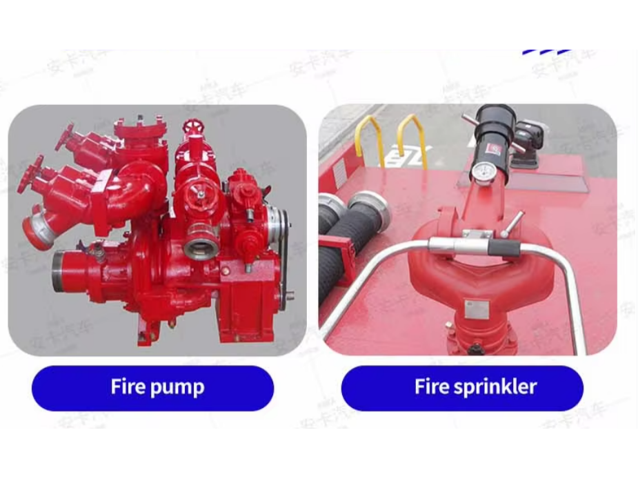 Howo 4x2 8m³ foam water tanker fire truck