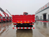 Shaanxi Automobile Delong 8x4 Changxing 25-ton Knuckle Boom Truck Crane
