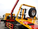 Dongfeng Dolica D9 6.8 meter equipped with a 5-ton straight boom crane tow truck