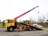 Dongfeng Dolica D9 6.8 meter equipped with a 5-ton straight boom crane tow truck