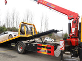 Dongfeng Dolica D9 6.8 meter equipped with a 5-ton straight boom crane tow truck