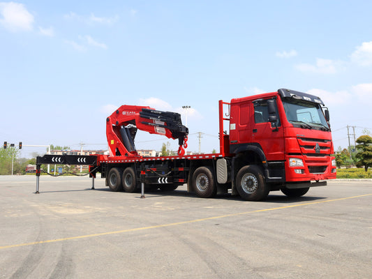 Howo 8x4  Changxing 110-ton Knuckle-Boom Truck-Mounted Crane