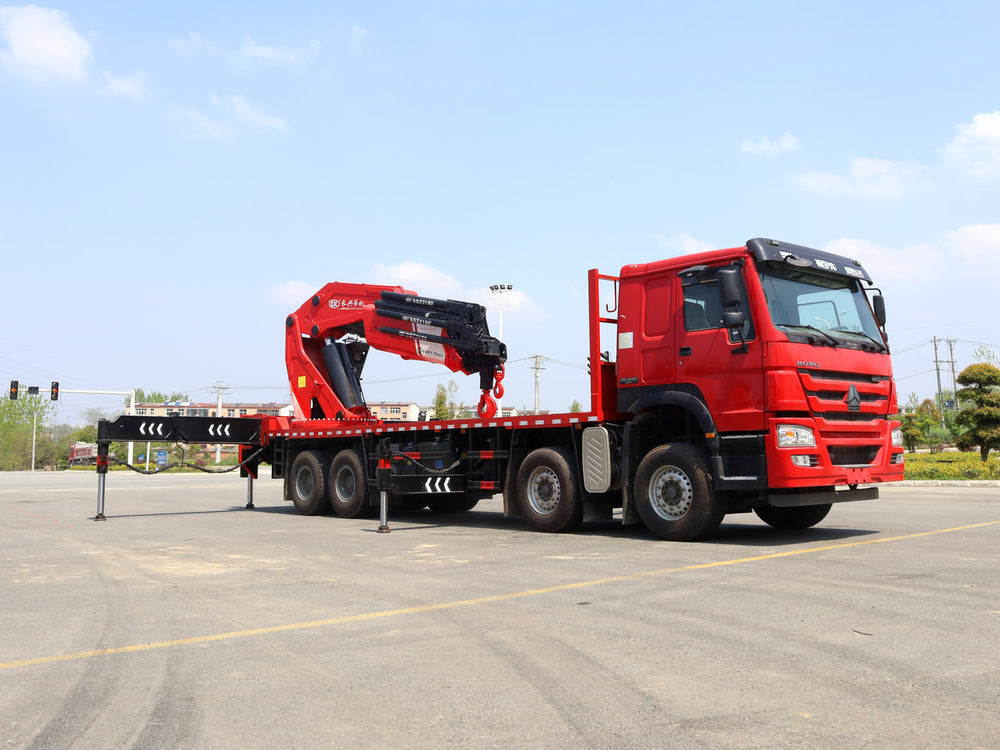 Howo 8x4  Changxing 110-ton Knuckle-Boom Truck-Mounted Crane