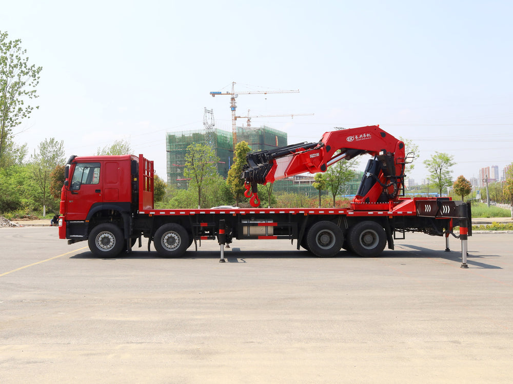 Howo 8x4  Changxing 110-ton Knuckle-Boom Truck-Mounted Crane