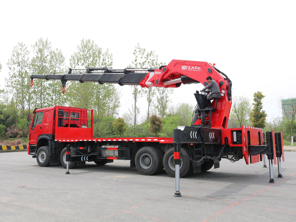 Howo 8x4  Changxing 110-ton Knuckle-Boom Truck-Mounted Crane