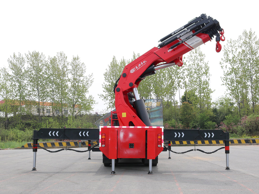 Howo 8x4  Changxing 110-ton Knuckle-Boom Truck-Mounted Crane