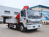 Dongfeng Dolica D7 Single-row Changxing 5-ton Knuckle Arm Truck Crane