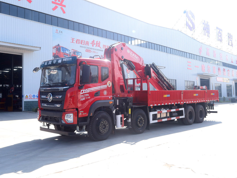 Dongfeng Huashen DV5 8x4 Changxing 35-ton Knuckle Boom Crane