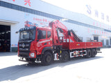 Dongfeng Huashen DV5 8x4 Changxing 35-ton Knuckle Boom Crane