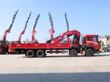 Dongfeng Huashen DV5 8x4 Changxing 35-ton Knuckle Boom Crane