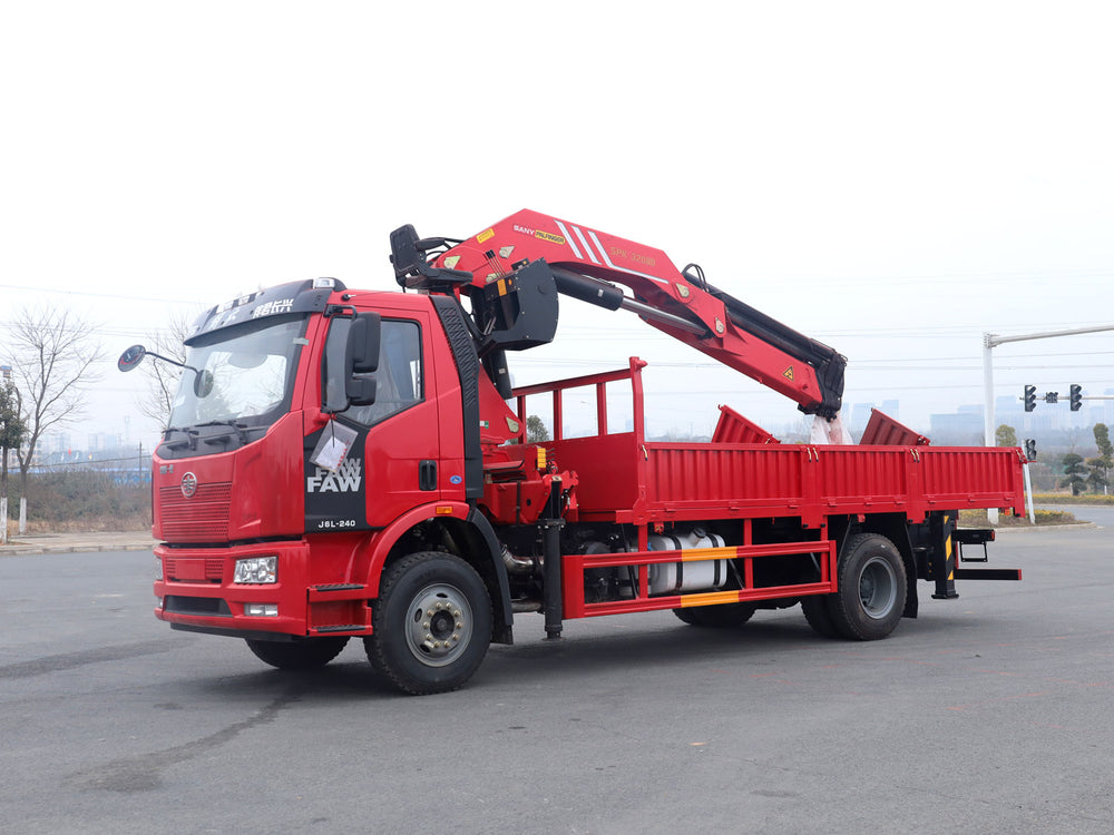 Jiefang single-row Sany 16-ton folding boom crane