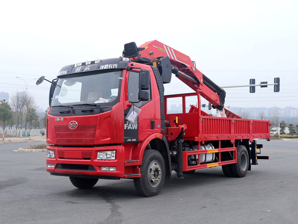 Jiefang single-row Sany 16-ton folding boom crane