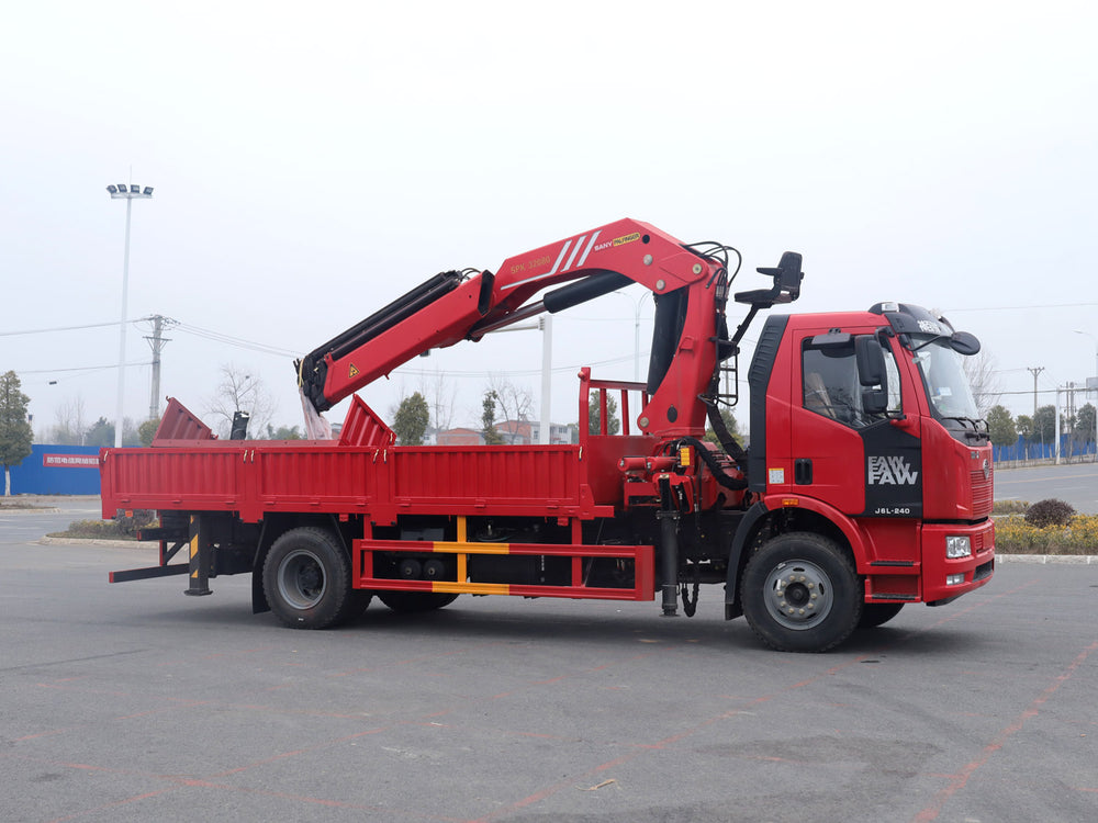 Jiefang single-row Sany 16-ton folding boom crane