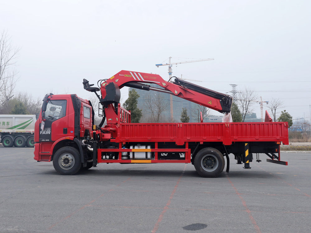 Jiefang single-row Sany 16-ton folding boom crane