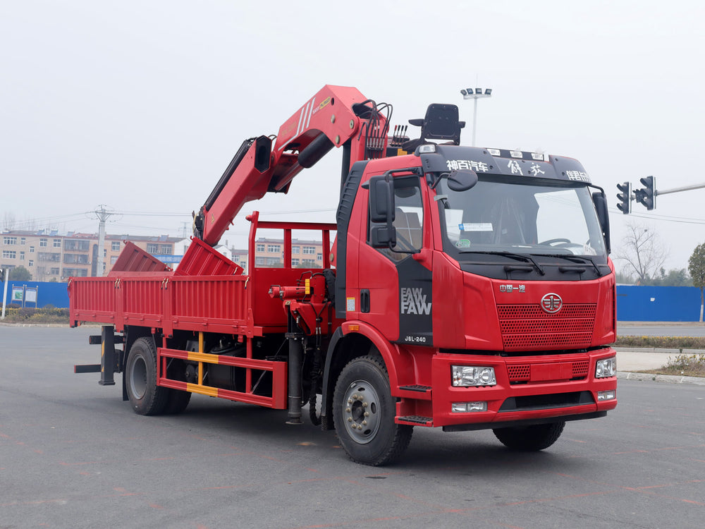 Jiefang single-row Sany 16-ton folding boom crane