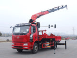 Jiefang single-row Sany 16-ton folding boom crane
