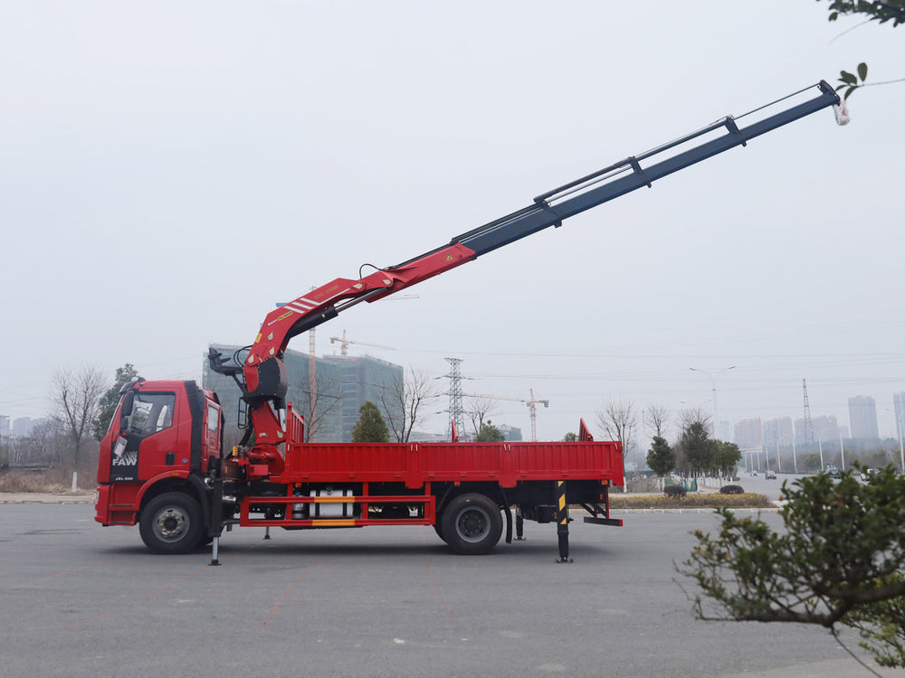Jiefang single-row Sany 16-ton folding boom crane