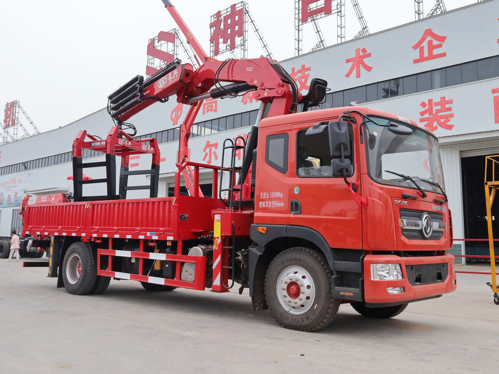 Dongfeng D9 Dolica 8-ton Knuckle Boom Truck Crane