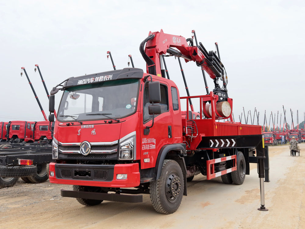 Dongfeng D9 Dolica 6.3-ton folding boom truck crane