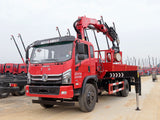 Dongfeng D9 Dolica 6.3-ton folding boom truck crane