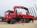 Dongfeng D9 Dolica 6.3-ton folding boom truck crane