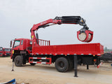 Dongfeng D9 Dolica 6.3-ton folding boom truck crane