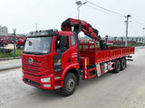 Jiefang J6L 6*4 Changxing 16-ton Knuckle Arm Crane