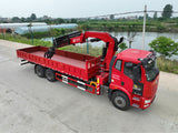 Jiefang J6L 6*4 Changxing 16-ton Knuckle Arm Crane