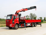 Jiefang J6L 6*4 Sany 25-ton knuckle boom crane