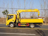 Dongfeng Dolica D6-N Single-row Changxing 5-ton Straight Boom Truck Crane