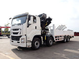 Isuzu 16-ton folding boom truck crane (8x4)