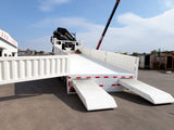 Isuzu 16-ton folding boom truck crane (8x4)