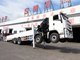 Isuzu 16-ton folding boom truck crane (8x4)