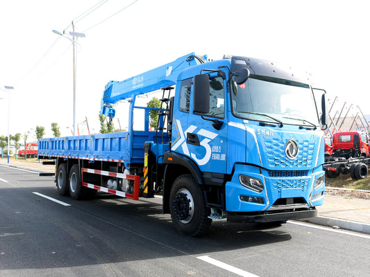 Dongfeng Changxing X3 rear dual axle superstructure Changxing Zhizun Edition 12-ton straight boom truck-mounted crane