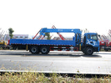 Dongfeng Changxing X3 rear dual axle superstructure Changxing Zhizun Edition 12-ton straight boom truck-mounted crane