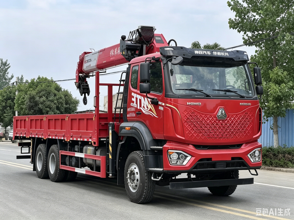 Sinotruk Howo 14-ton 5-section boom truck crane