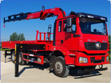 Shaanxi Automobile Delong 12-ton Knuckle Arm Truck Crane