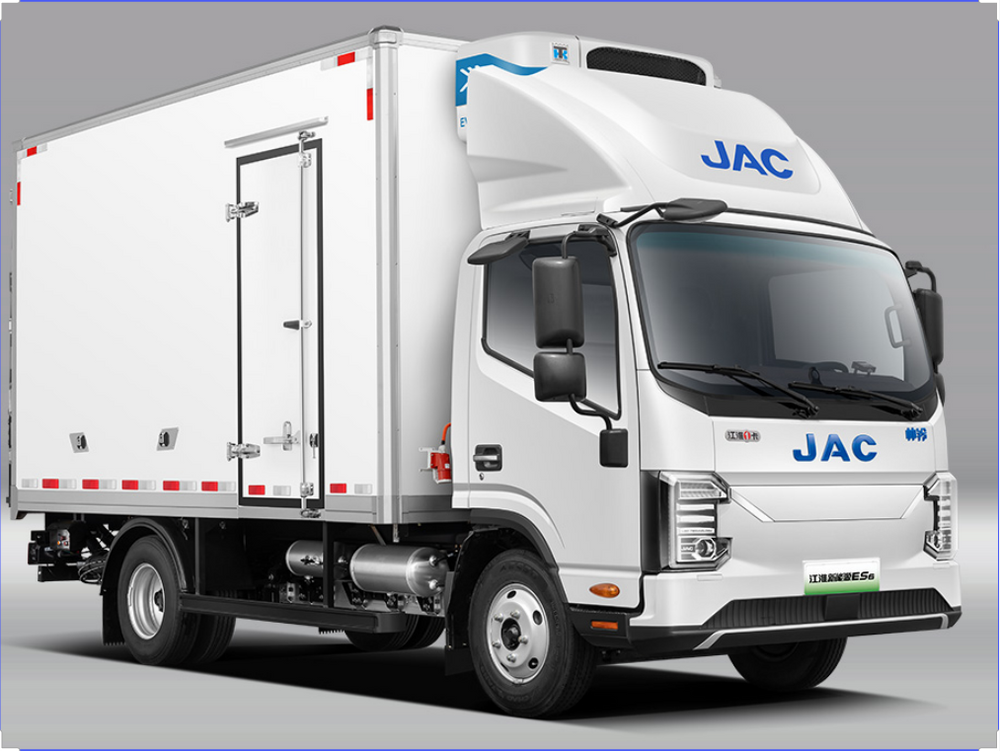 JAC 4.2-meter pure electric refrigerated truck