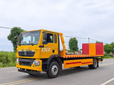 Howo 8.8-meter flatbed tow truck (one trailer, two trailers) - Factory direct sales