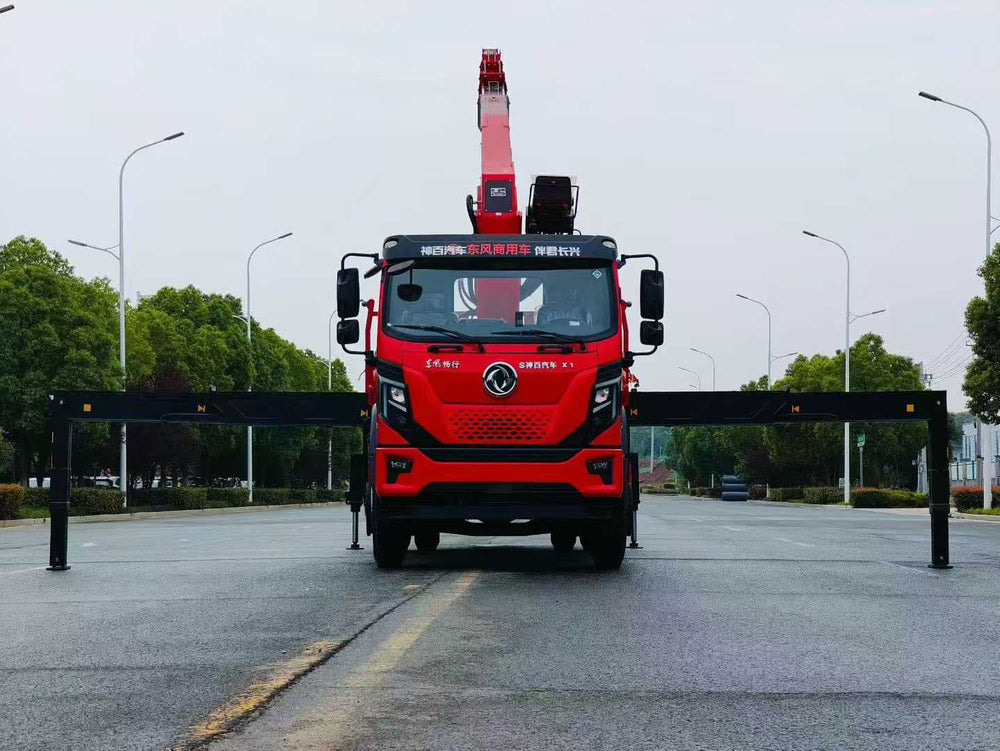 Dongfeng Changxing X1 8-ton 5-section boom truck crane