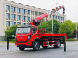 Dongfeng Changxing X1 8-ton 5-section boom truck crane