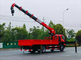 Dongfeng Changxing X1 8-ton 5-section boom truck crane