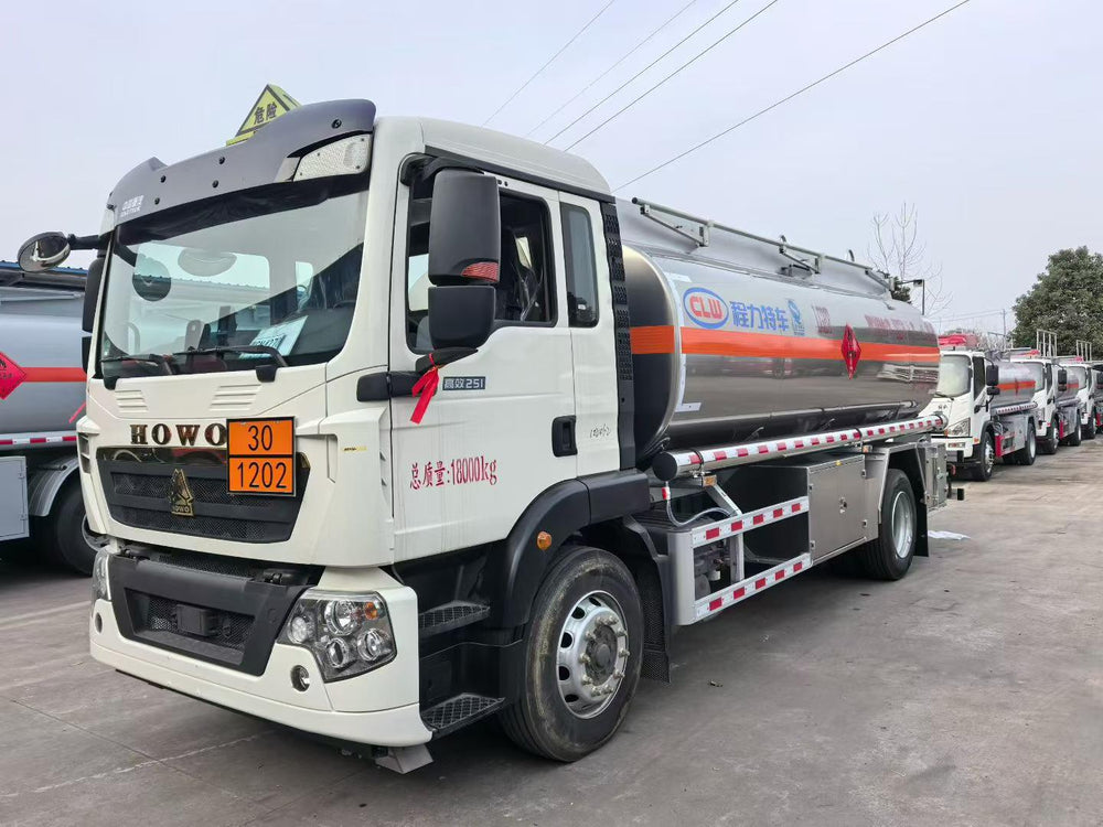 Howo 16m³ aluminum alloy tanker truck