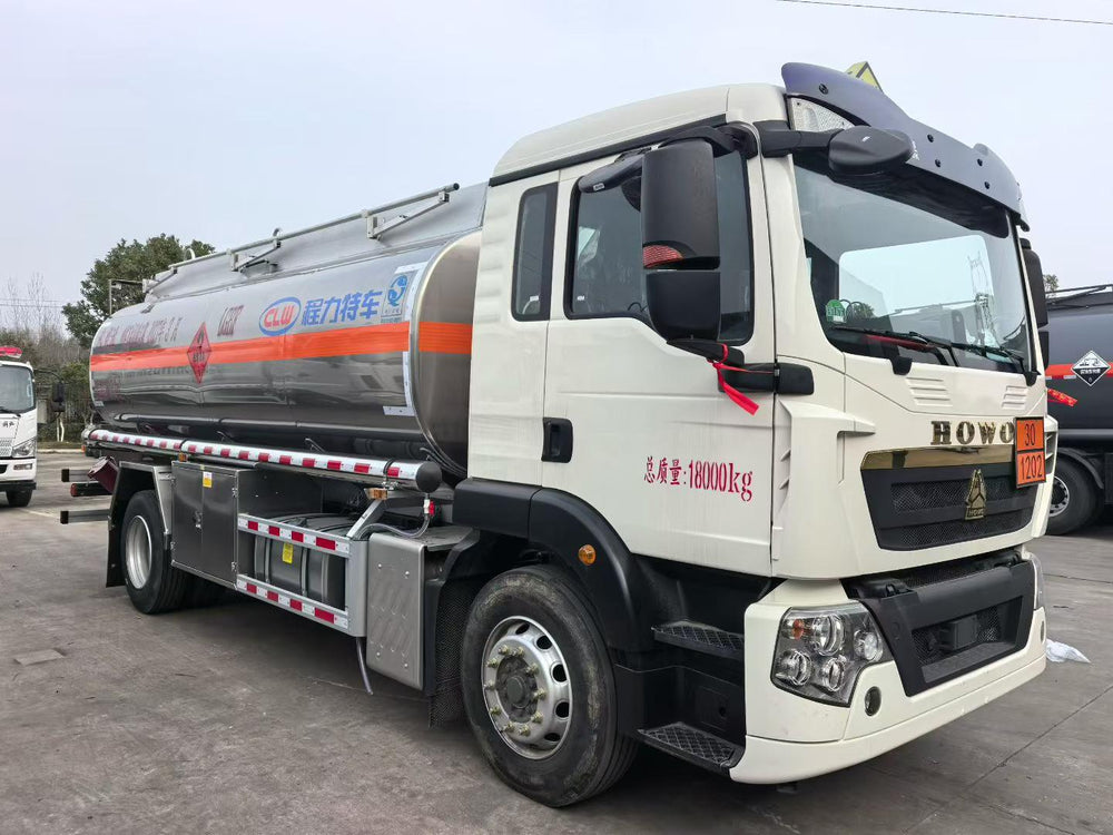 Howo 16m³ aluminum alloy tanker truck