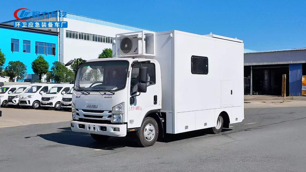 Isuzu drone command vehicle