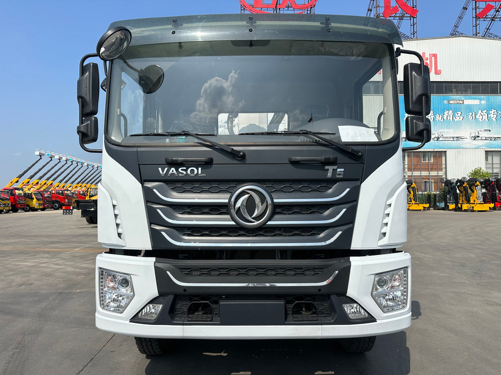 Dongfeng 8-ton straight boom truck-mounted crane